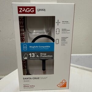 ZAGG Santa Cruz Snap Black Case for iPhone 14 Pro